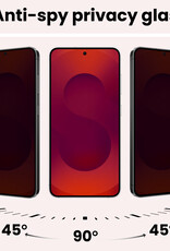 NoXx NoXx Samsung Galaxy S25 FE Screenprotector Glas Privacy - 3 PACK