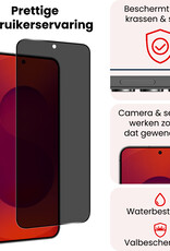 NoXx NoXx Samsung Galaxy S25 FE Screenprotector Glas Privacy - 3 PACK