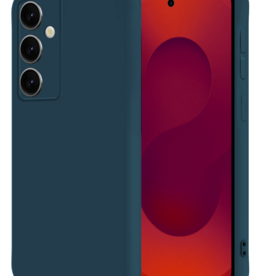 NoXx NoXx Samsung Galaxy S25 FE Hoesje Siliconen - Donkerblauw