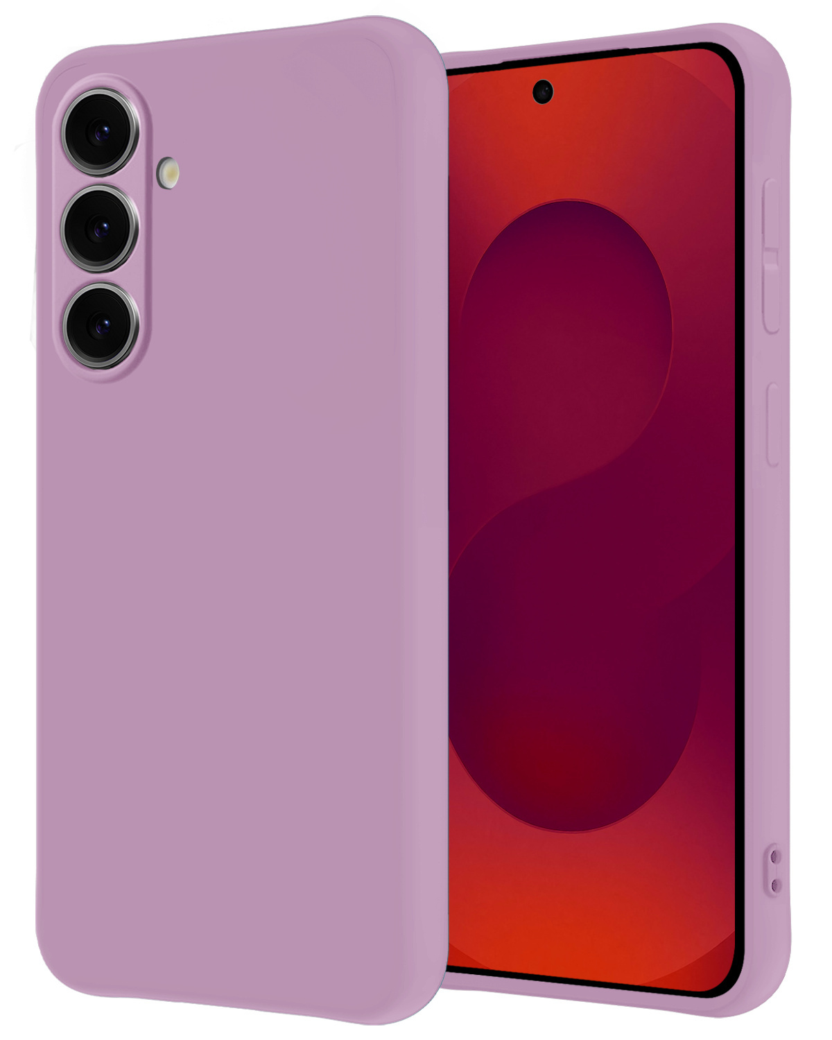 NoXx NoXx Samsung Galaxy S25 FE Hoesje Siliconen - Lila