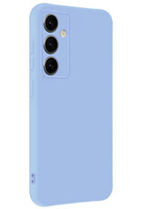 NoXx NoXx Samsung Galaxy S25 FE Hoesje Siliconen - Lichtblauw - 2 PACK