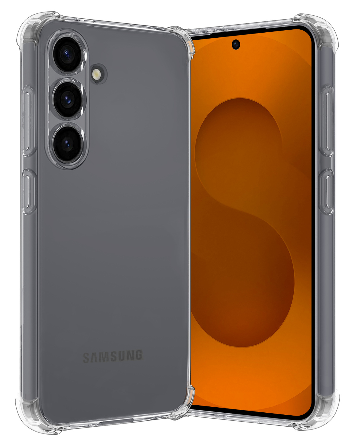 Nomfy Nomfy Samsung Galaxy S25 FE Hoesje Shockproof - Transparant