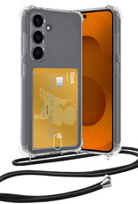 Nomfy Nomfy Samsung Galaxy S25 FE Hoesje Pashouder met Koord