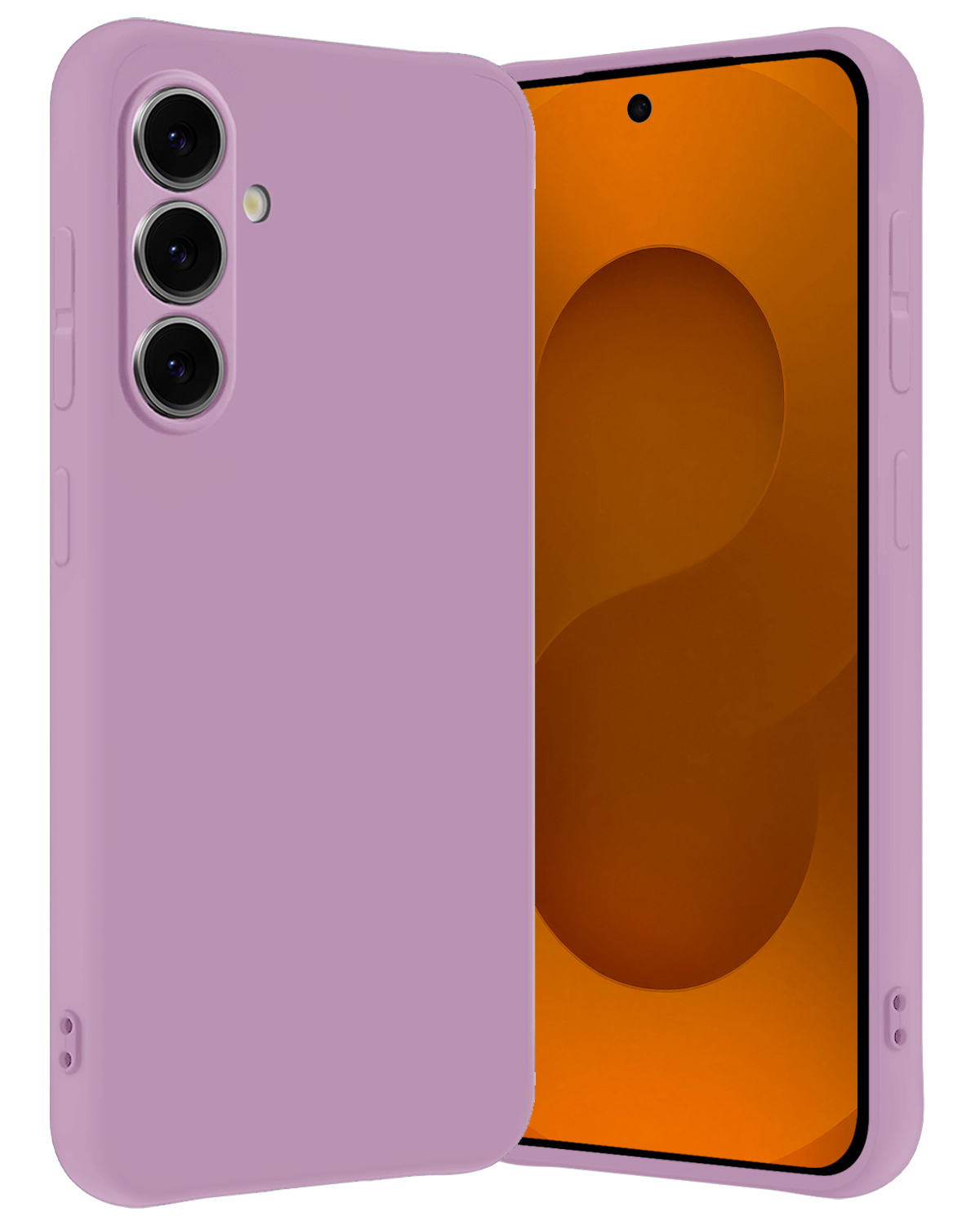 Nomfy Nomfy Samsung Galaxy S25 FE Hoesje Siliconen - Lila