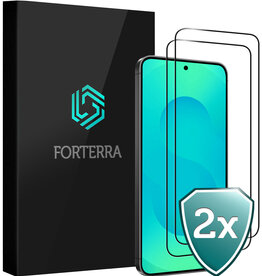 Forterra Forterra Samsung Galaxy S25 FE Screenprotector Glas Full Cover - 2 PACK