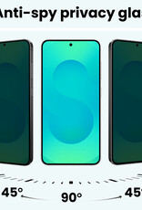 Forterra Forterra Samsung Galaxy S25 FE Screenprotector Glas Privacy - 3 PACK