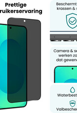 Forterra Forterra Samsung Galaxy S25 FE Screenprotector Glas Privacy - 3 PACK