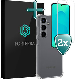 Forterra Forterra Samsung Galaxy S25 FE Hoesje Shockproof Met 2x Screenprotector