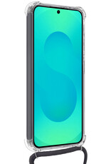 Forterra Forterra Samsung Galaxy S25 FE Hoesje Pashouder met Koord Met Screenprotector