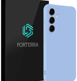 Forterra Forterra Samsung Galaxy S25 FE Hoesje Siliconen - Lichtblauw
