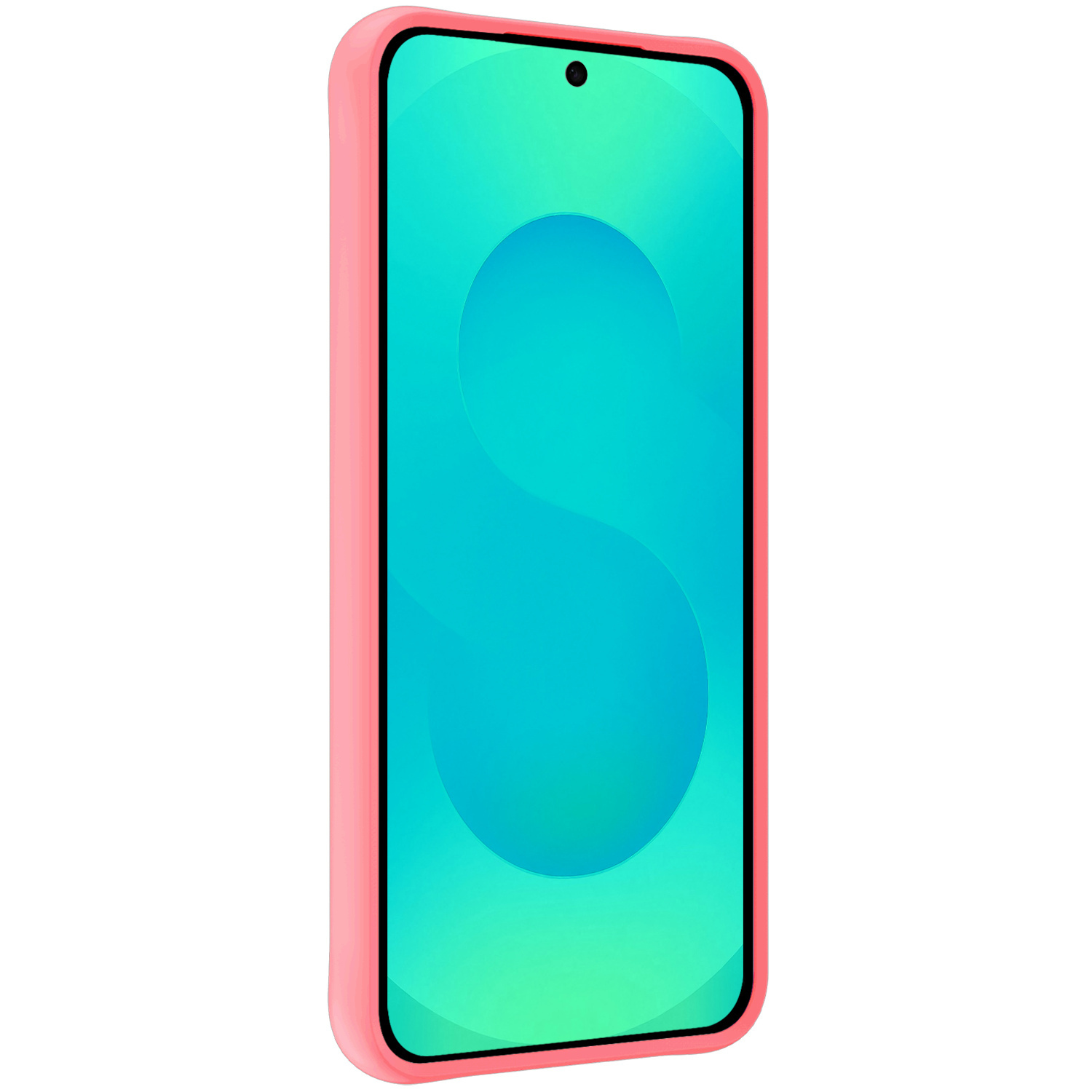 Forterra Forterra Samsung Galaxy S25 FE Hoesje Siliconen - Lichtroze