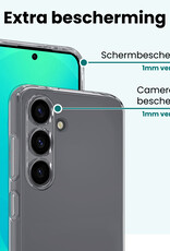 Forterra Forterra Samsung Galaxy S25 FE Hoesje Siliconen - Transparant