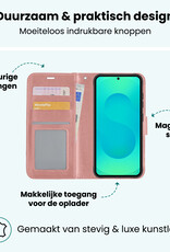 Forterra Forterra Samsung Galaxy S25 FE Hoesje Bookcase - Rose Goud