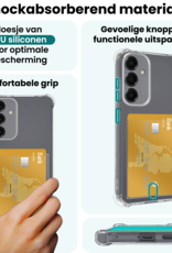 Forterra Forterra Samsung Galaxy S25 FE Hoesje Pashouder Met 2x Screenprotector