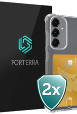 Forterra Forterra Samsung Galaxy S25 FE Hoesje Pashouder - 2 PACK