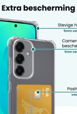 Forterra Forterra Samsung Galaxy S25 FE Hoesje Pashouder - 2 PACK