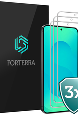 Forterra Forterra Samsung Galaxy S25 FE Screenprotector Glas - 3 PACK