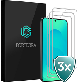 Forterra Forterra Samsung Galaxy S25 FE Screenprotector Glas - 3 PACK