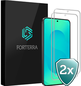 Forterra Forterra Samsung Galaxy S25 FE Screenprotector Glas - 2 PACK