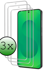 BASEY. BASEY. Samsung Galaxy S25 FE Screenprotector Glas - 3 PACK