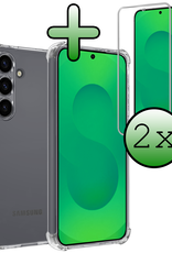 BASEY. BASEY. Samsung Galaxy S25 FE Hoesje Shockproof Met 2x Screenprotector