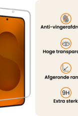 Nomfy Nomfy Samsung Galaxy S25 FE Hoesje Siliconen Met 2x Screenprotector - Transparant