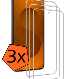 Nomfy Nomfy Samsung Galaxy S25 FE Screenprotector Glas - 3 PACK