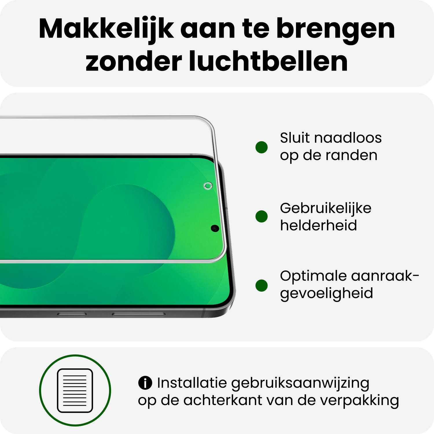 BASEY. BASEY. Samsung Galaxy S25 FE Hoesje Siliconen Met 2x Screenprotector - Transparant