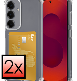 NoXx NoXx Samsung Galaxy S25 FE Hoesje Pashouder - 2 PACK