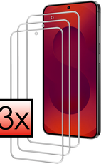 NoXx NoXx Samsung Galaxy S25 FE Screenprotector Glas - 3 PACK