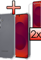 NoXx NoXx Samsung Galaxy S25 FE Hoesje Shockproof Met 2x Screenprotector