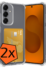 Nomfy Nomfy Samsung Galaxy S25 FE Hoesje Pashouder - 2 PACK