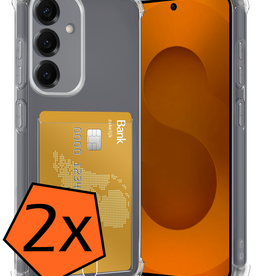 Nomfy Nomfy Samsung Galaxy S25 FE Hoesje Pashouder - 2 PACK