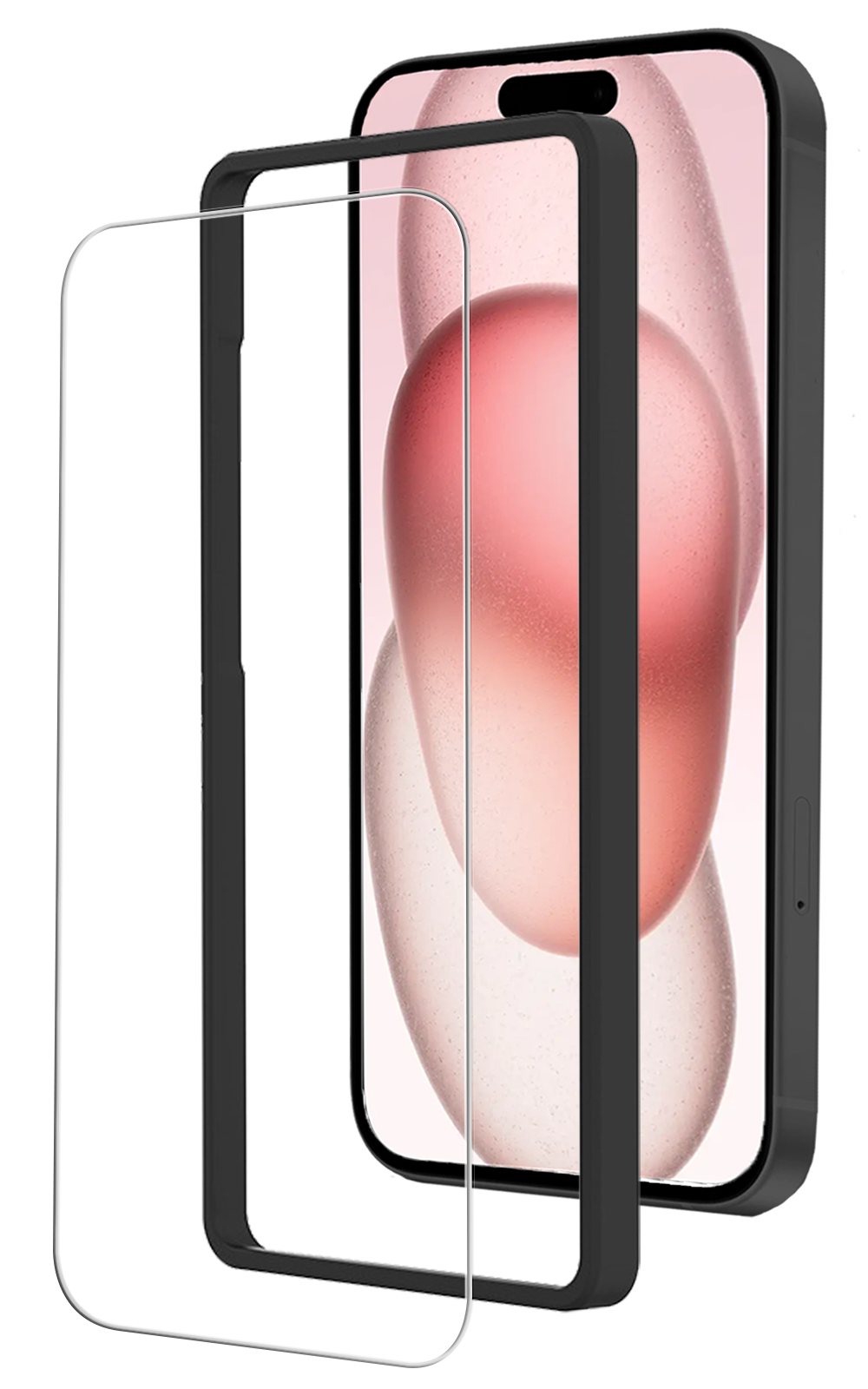 NoXx NoXx iPhone 15 Plus Screenprotector Met Installatieframe