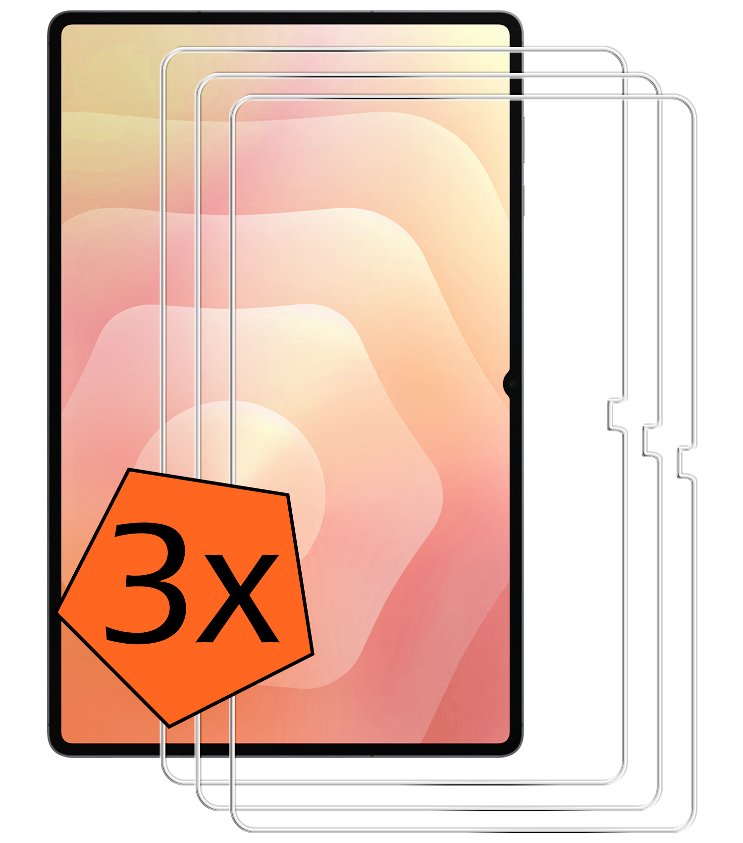 Nomfy Nomfy Samsung Galaxy Tab S11 Ultra Screenprotector - 3 PACK