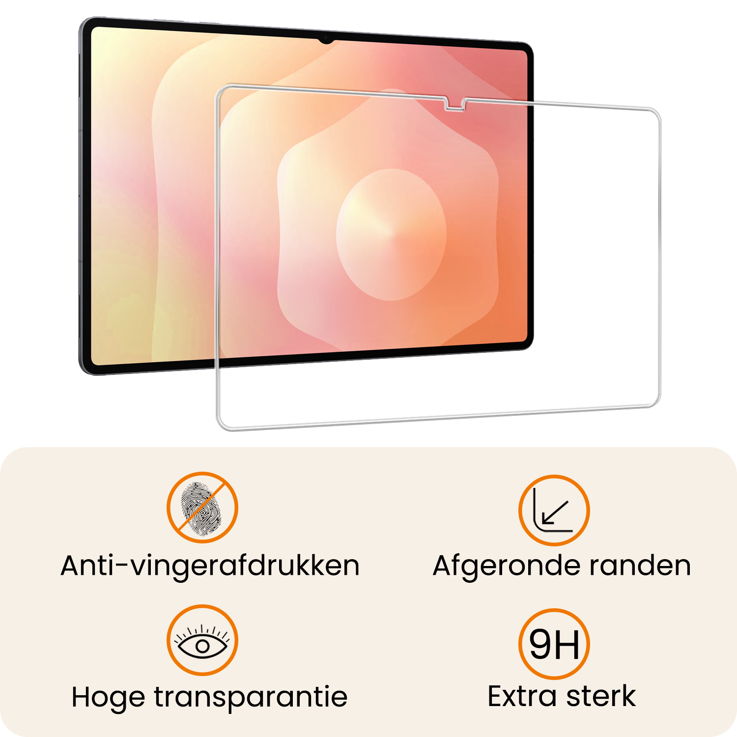 Nomfy Nomfy Samsung Galaxy Tab S11 Ultra Screenprotector - 3 PACK