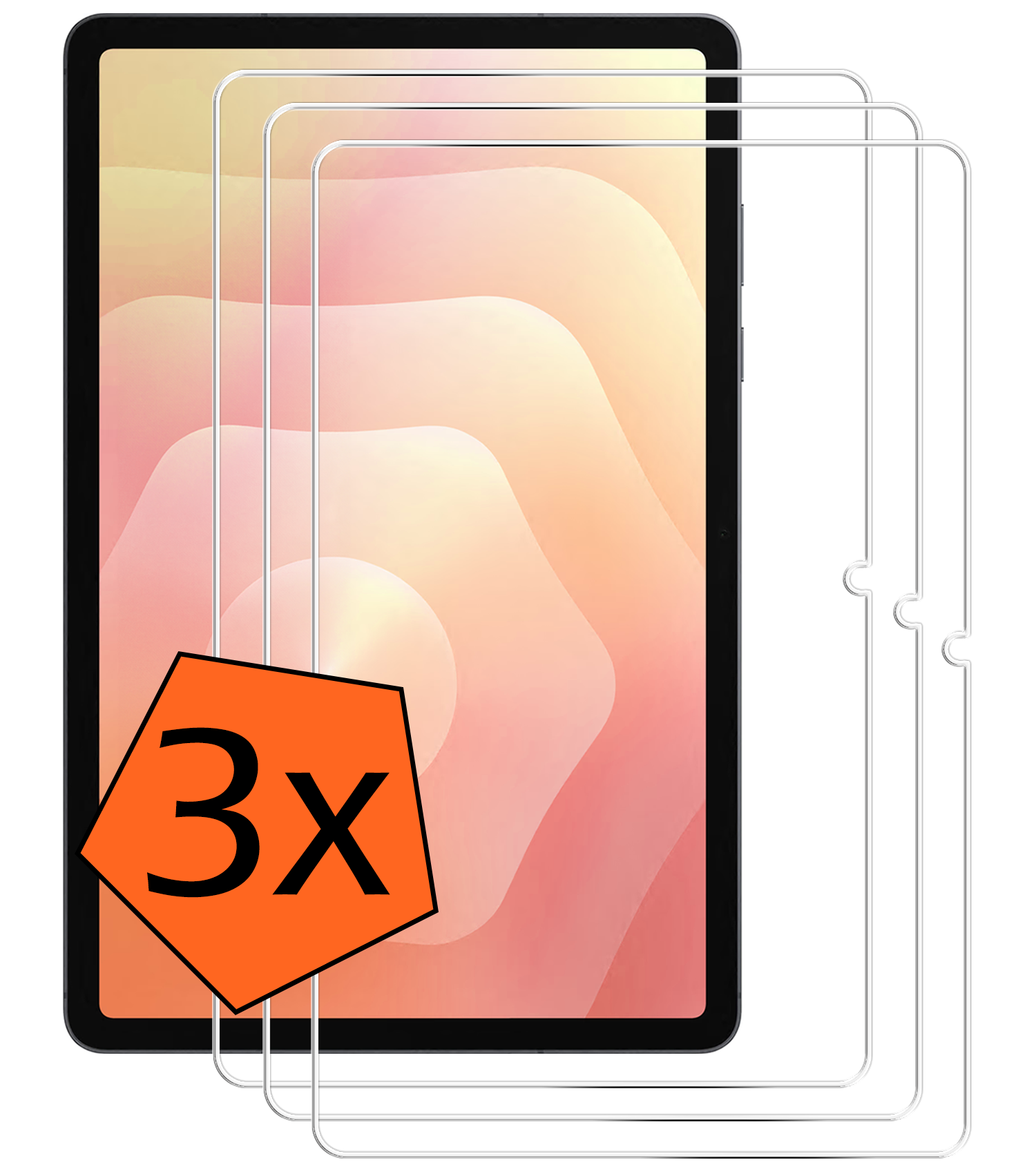 Nomfy Nomfy Samsung Galaxy Tab S11 Screenprotector - 3 PACK