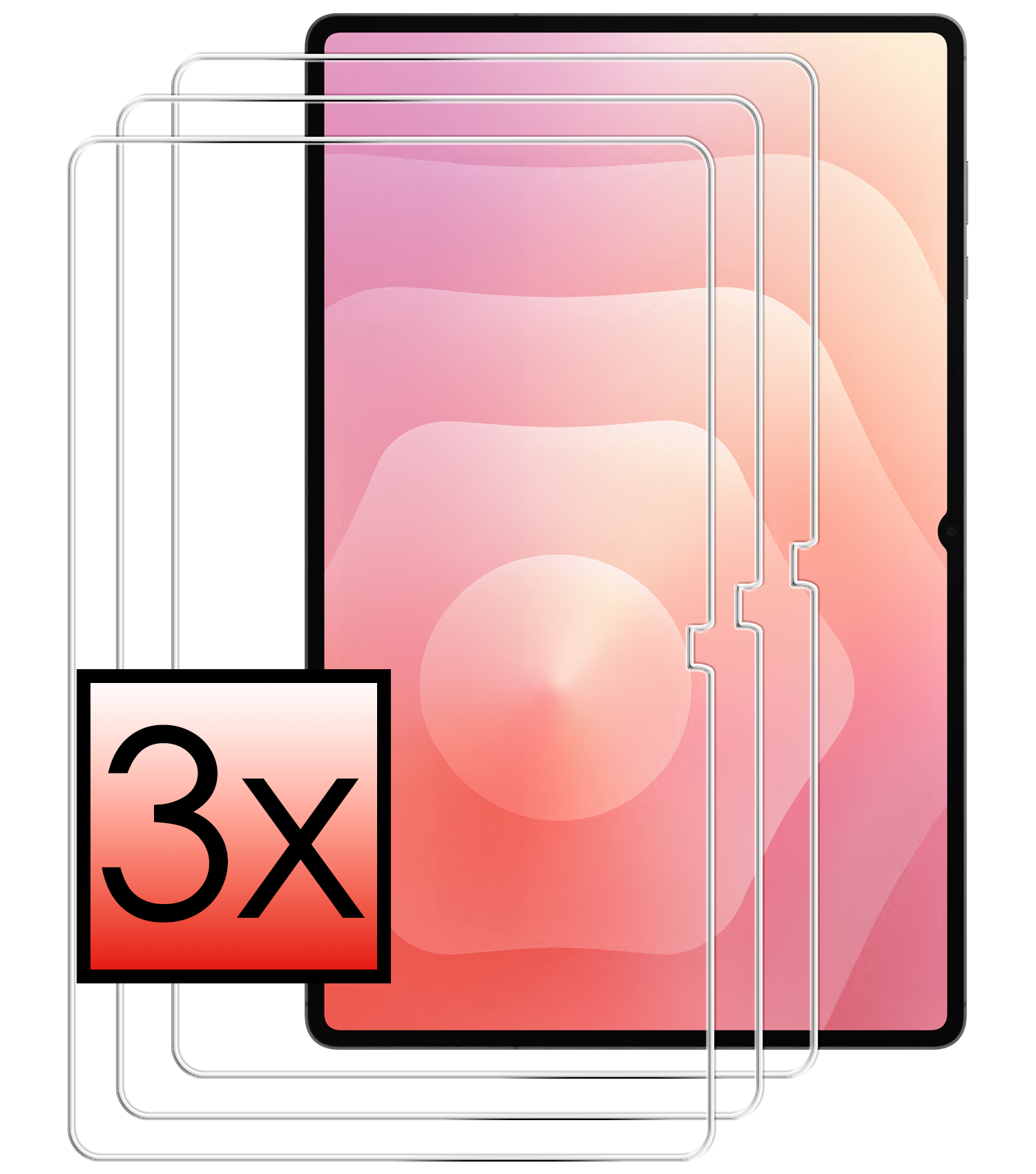 NoXx NoXx Samsung Galaxy Tab S11 Ultra Screenprotector - 3 PACK