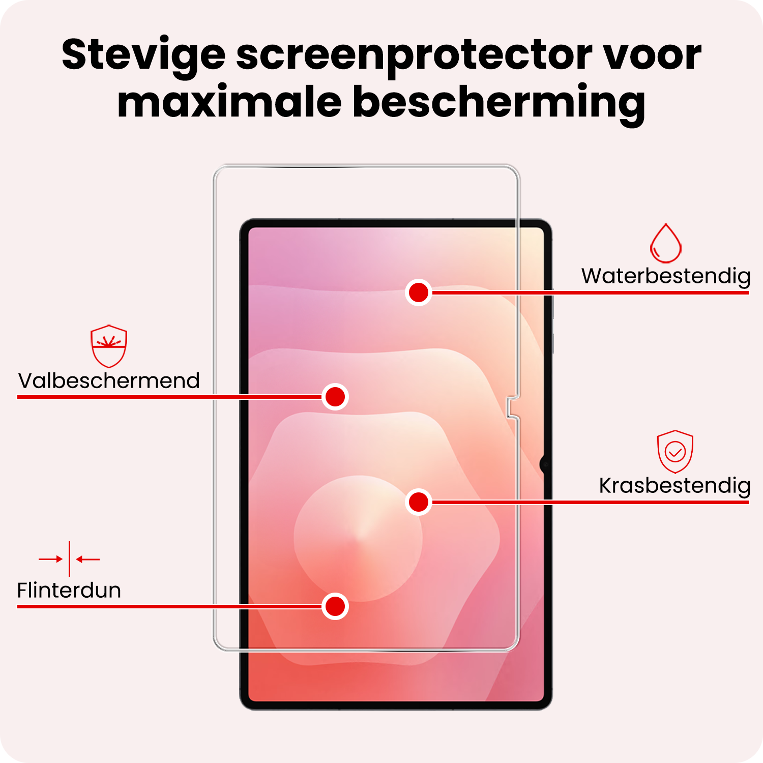 NoXx NoXx Samsung Galaxy Tab S11 Ultra Screenprotector - 3 PACK