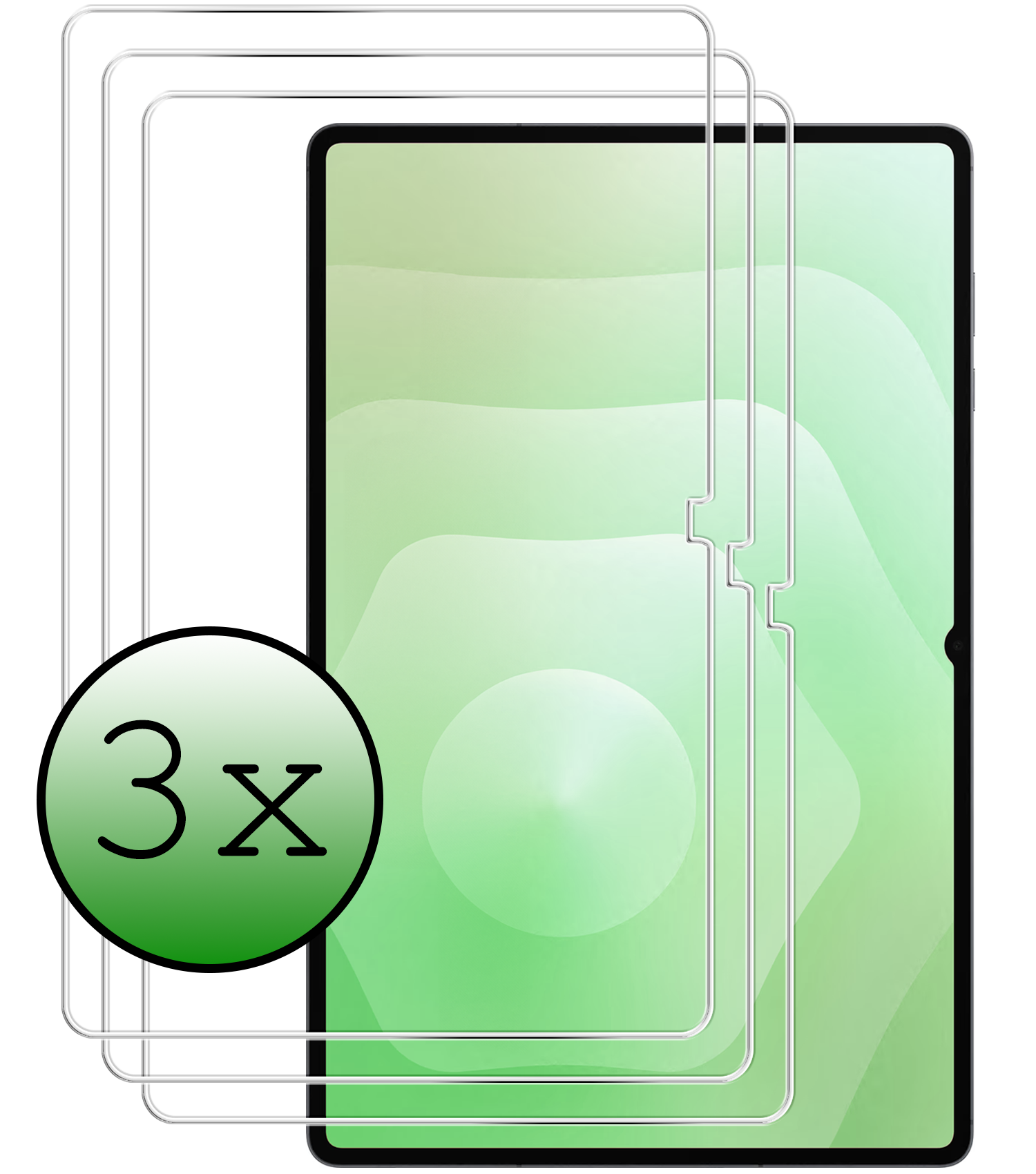 BASEY. BASEY. Samsung Galaxy Tab S11 Ultra Screenprotector - 3 PACK