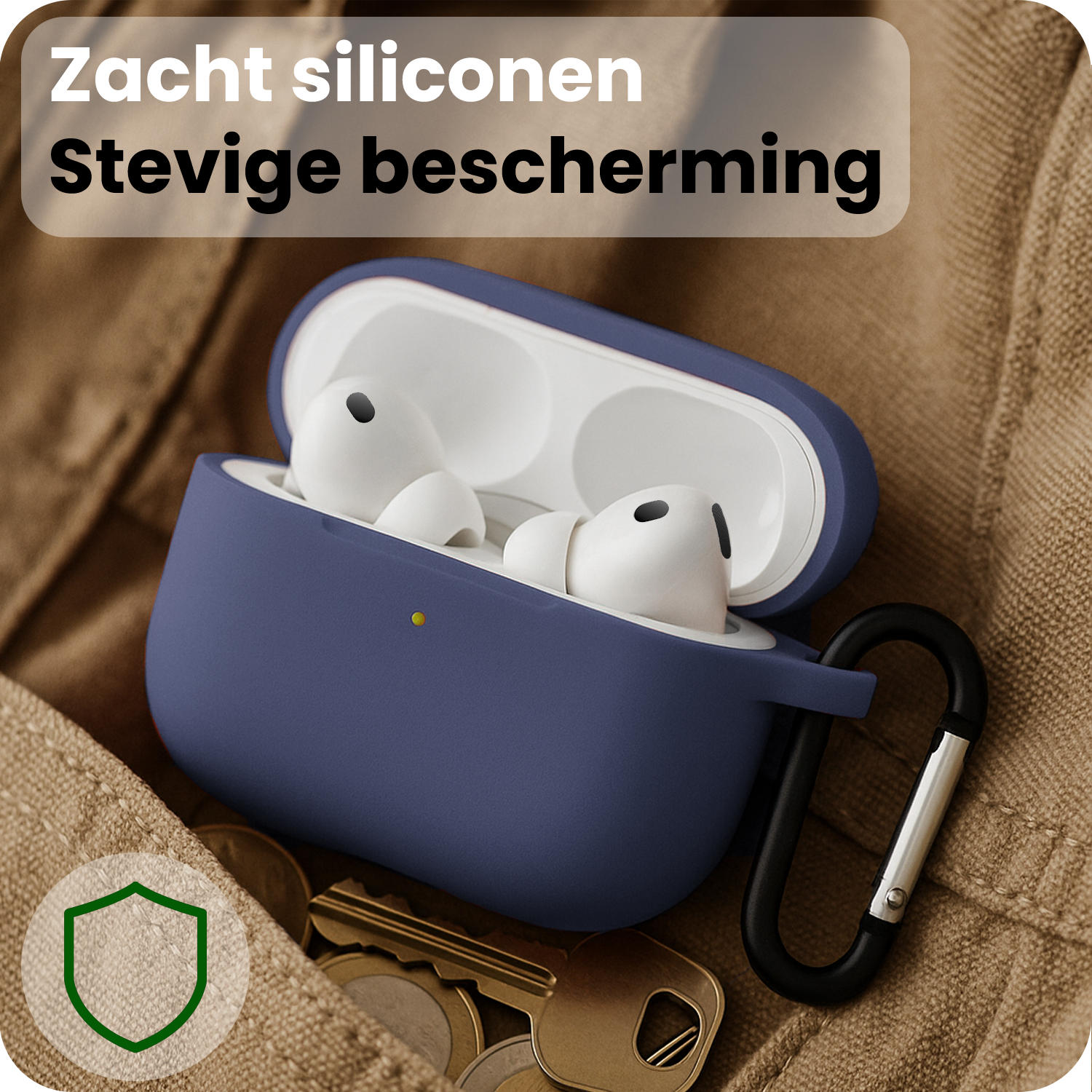 BASEY. BASEY. AirPods Pro 3 Hoesje - Grijsblauw
