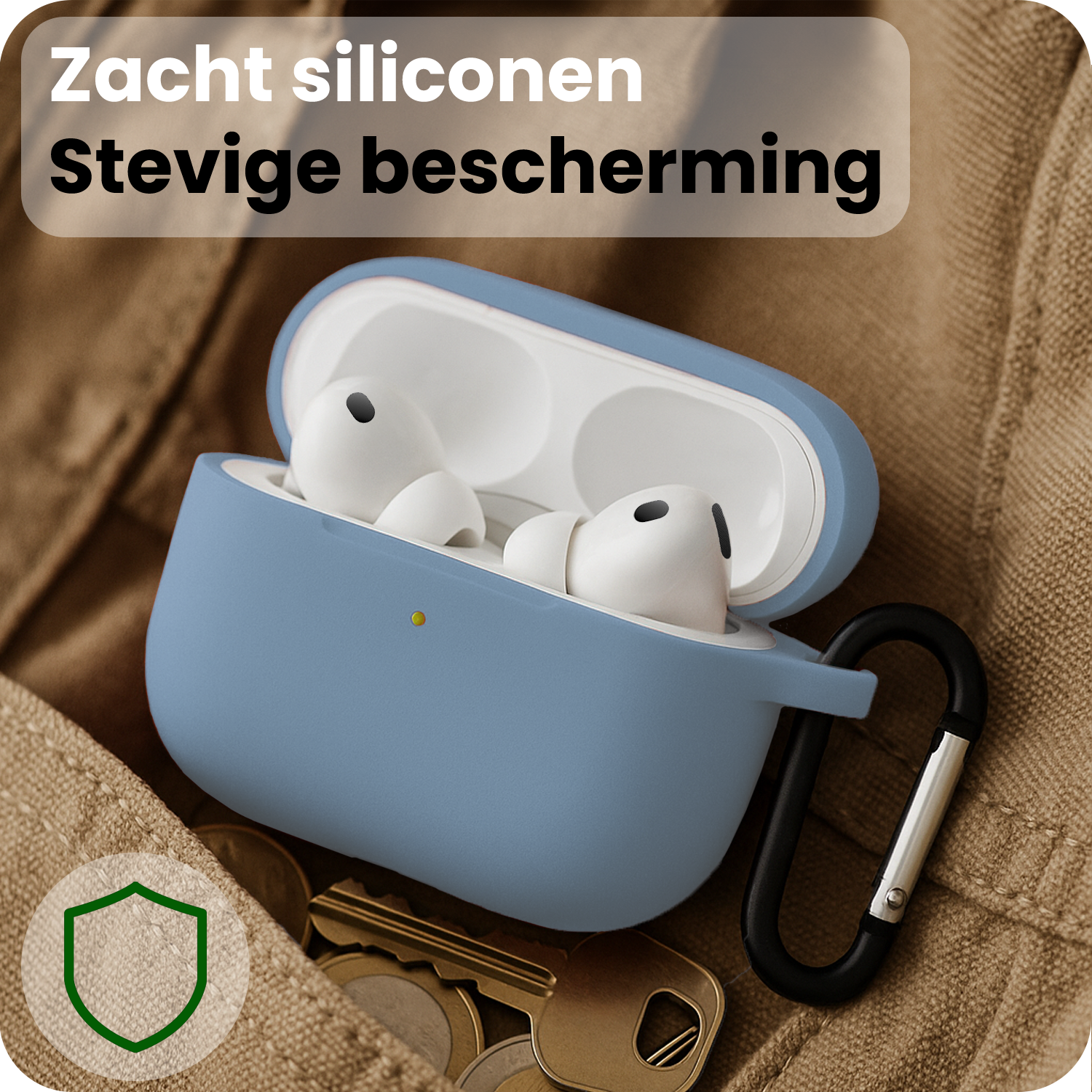 BASEY. BASEY. AirPods Pro 3 Hoesje - Lichtblauw