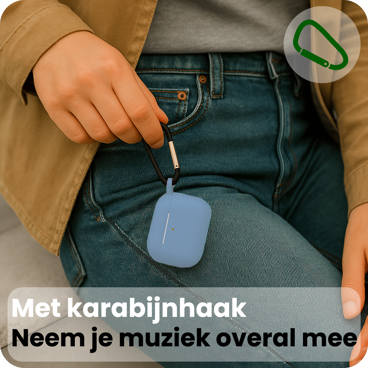 BASEY. BASEY. AirPods Pro 3 Hoesje - Lichtblauw