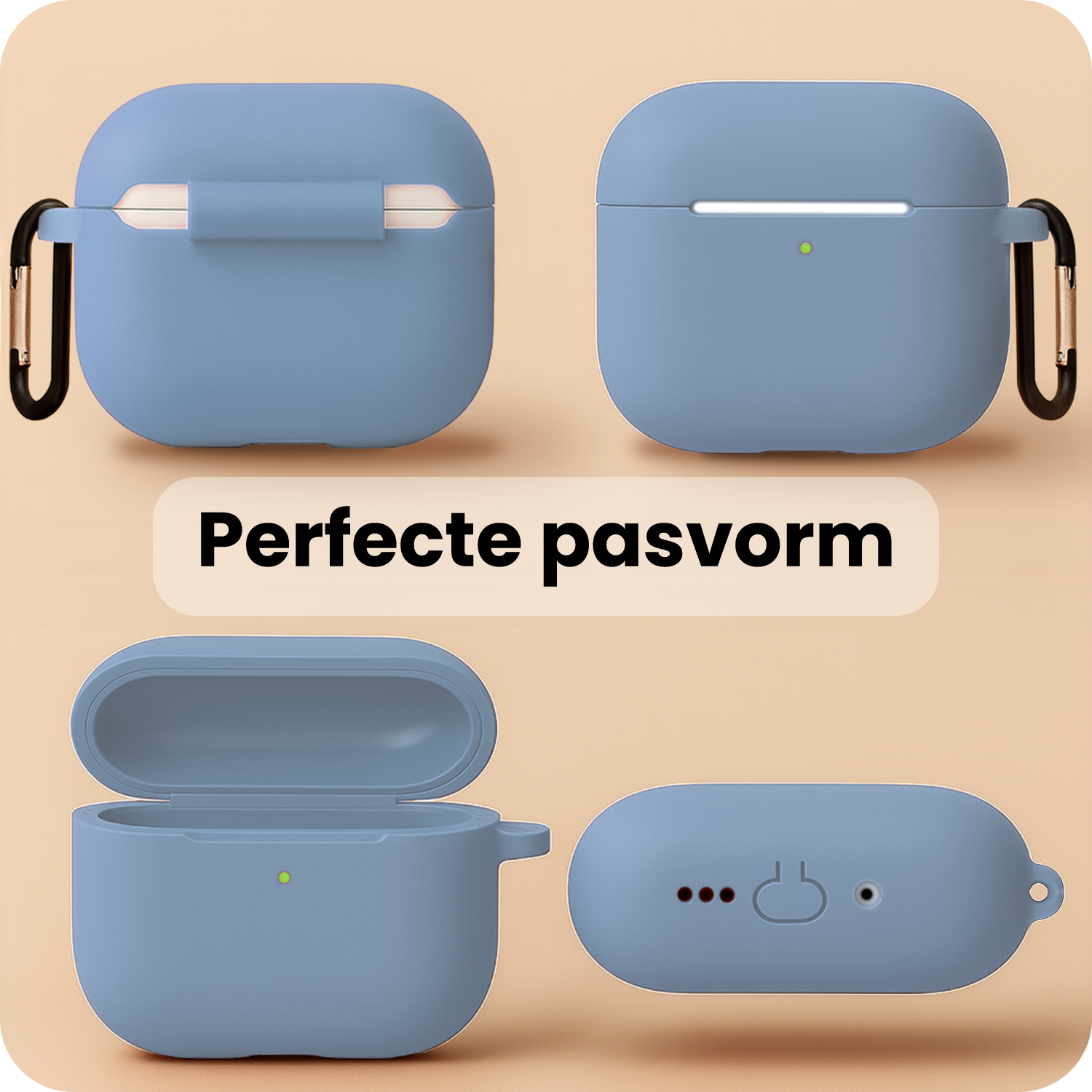 BASEY. BASEY. AirPods Pro 3 Hoesje - Lichtblauw