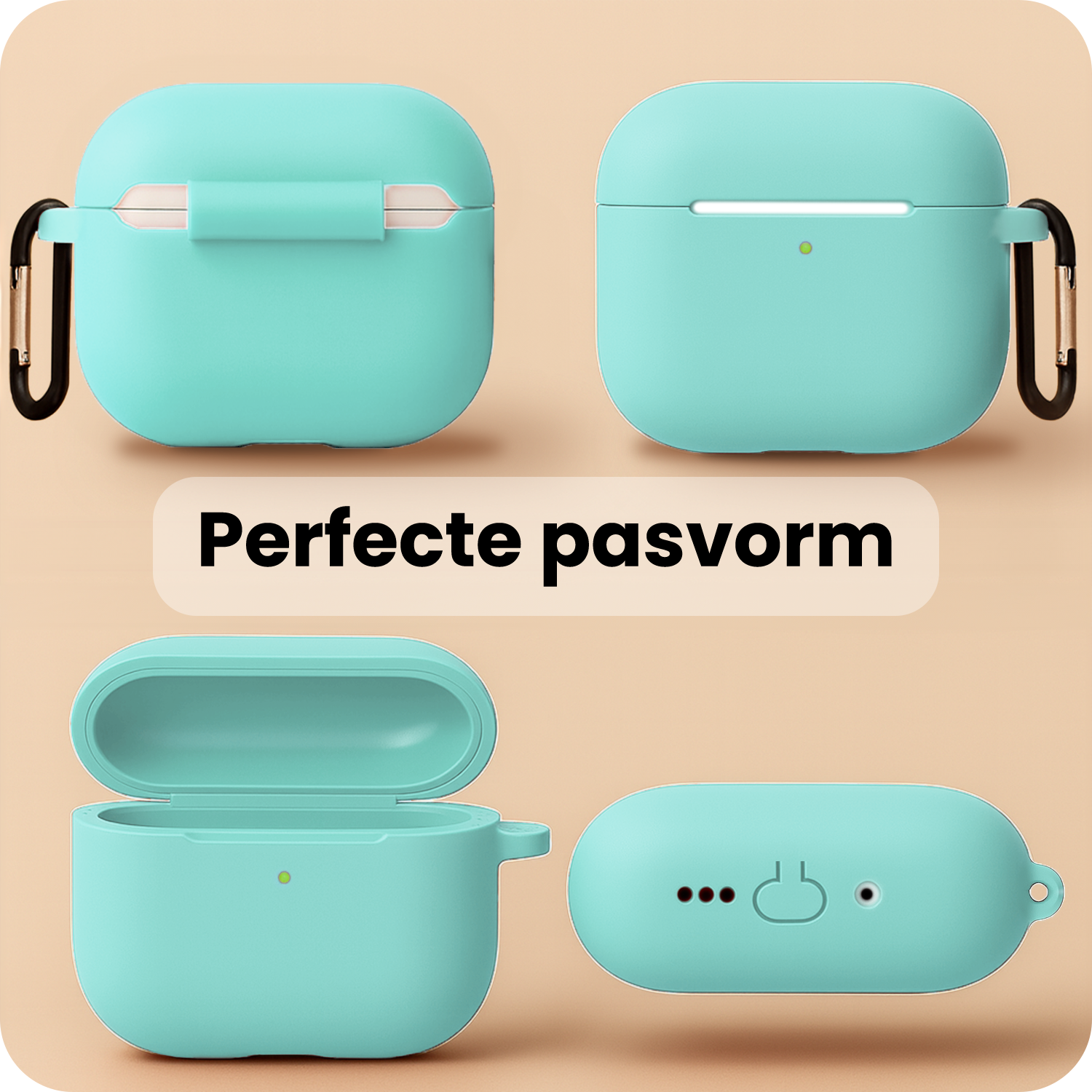 BASEY. BASEY. AirPods Pro 3 Hoesje - Mintgroen