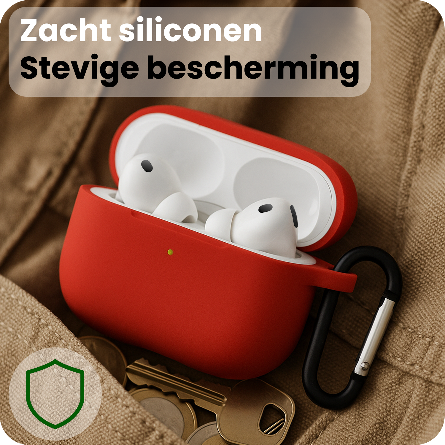 BASEY. BASEY. AirPods Pro 3 Hoesje - Rood