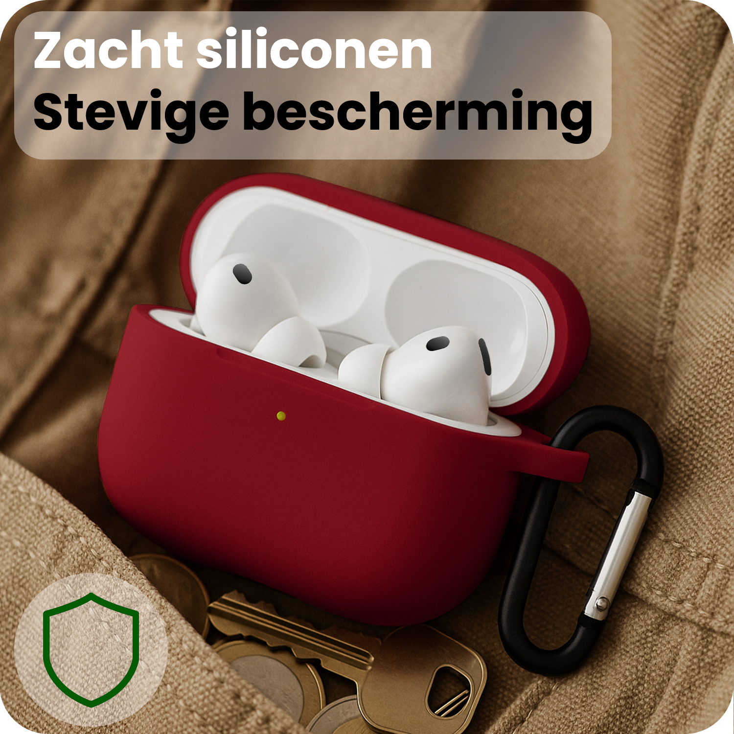 BASEY. BASEY. AirPods Pro 3 Hoesje - Wijnrood