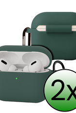 BASEY. BASEY. AirPods Pro 3 Hoesje - Donkergroen - 2 PACK