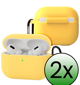 BASEY. BASEY. AirPods Pro 3 Hoesje - Geel - 2 PACK
