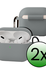 BASEY. BASEY. AirPods Pro 3 Hoesje - Grijs - 2 PACK